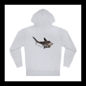 Gray Shark Hoodie